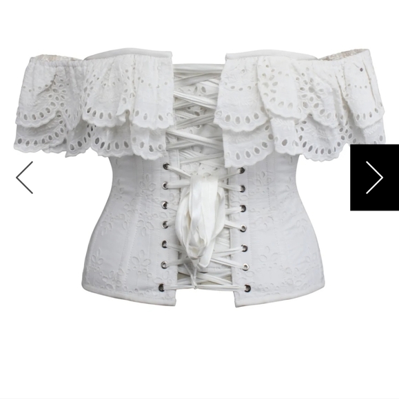 Corset story, 28", white - Picture 4 of 10